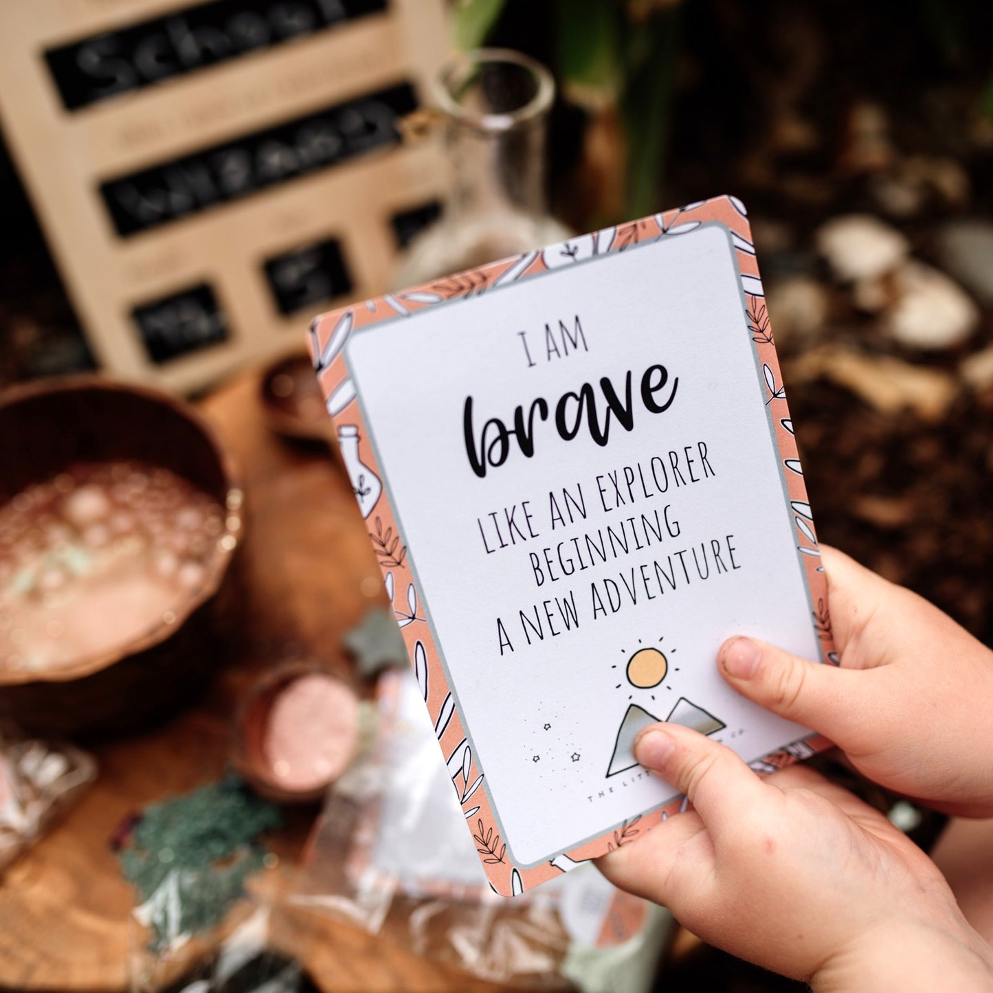 Heart of an Adventurer Potion Pouch | Courage, Curiosity & Fearless Play