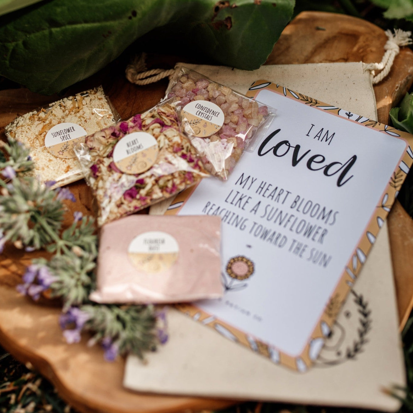 My Heart Blooms Potion Pouch | Self-Love, Confidence & Worthiness