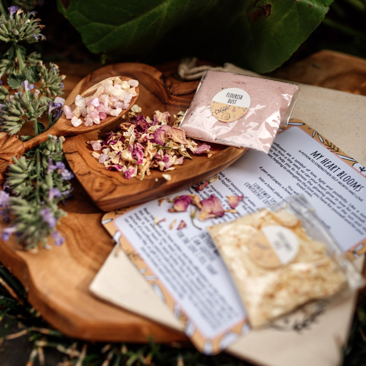 My Heart Blooms Potion Pouch | Self-Love, Confidence &amp; Worthiness