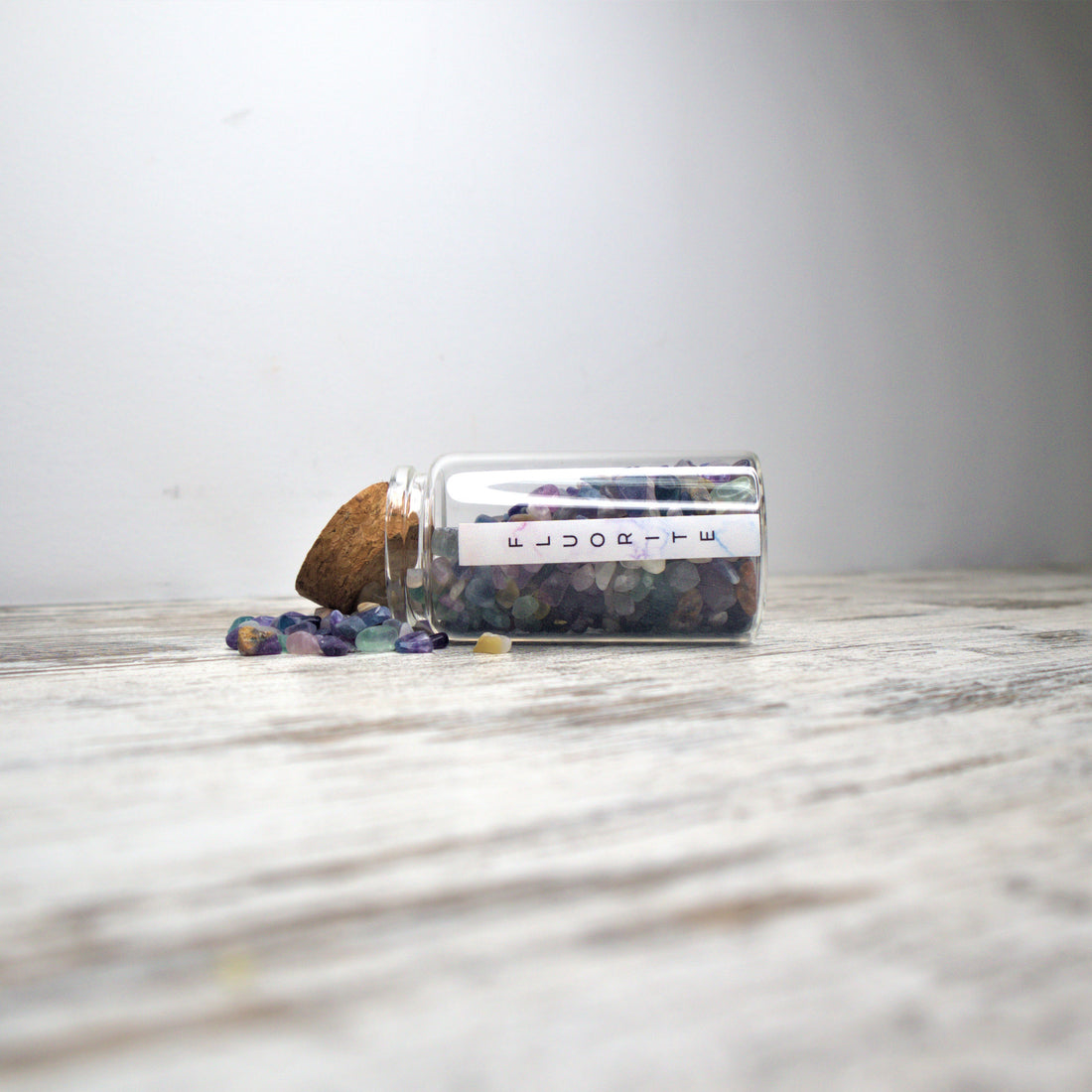 Fluorite Chips Jar