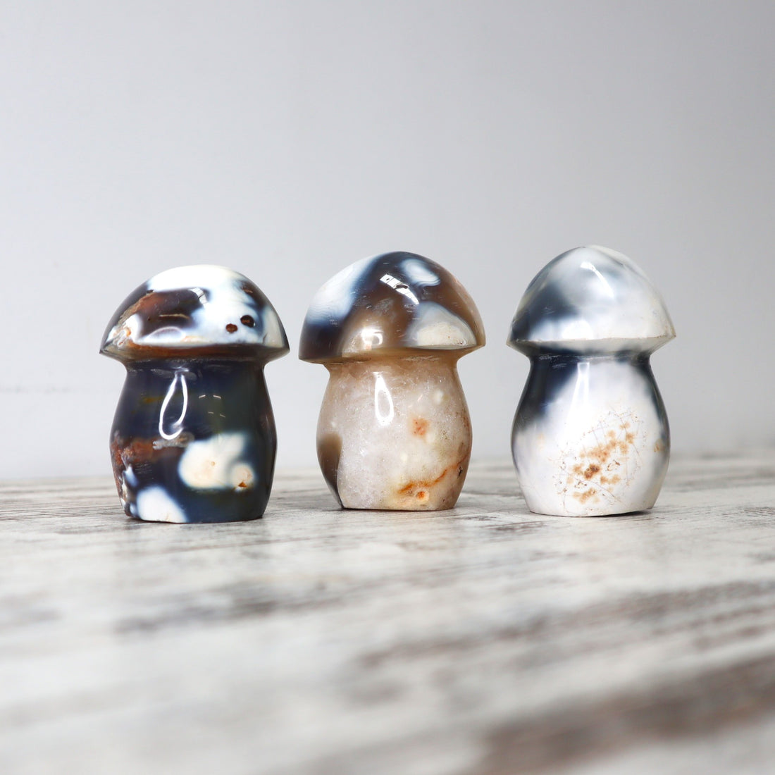 Orca Agate Mushroom | Calm, Inner Peace &amp; Emotional Healing