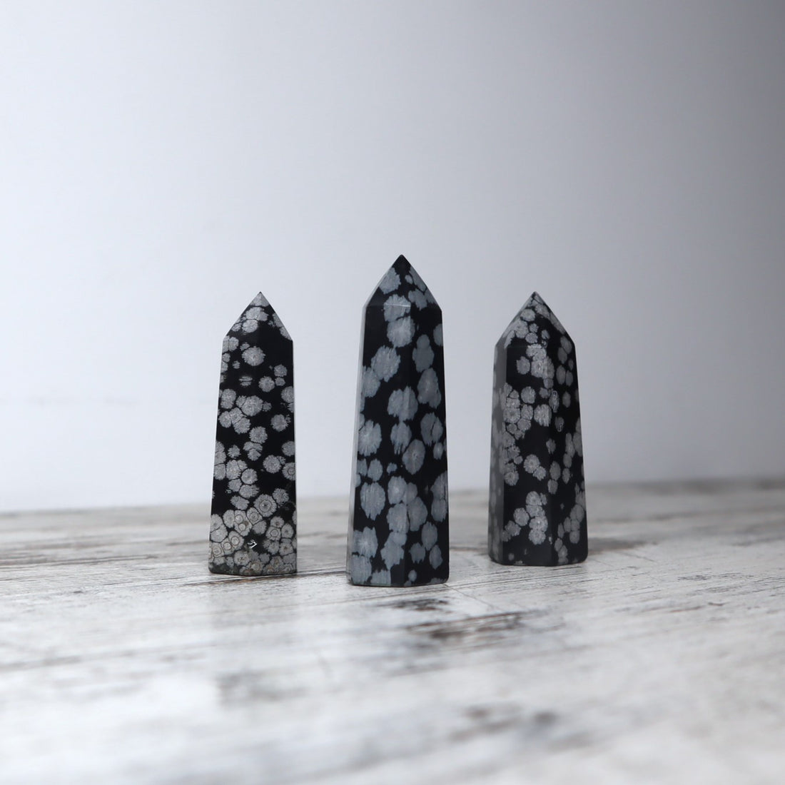 Snowflake Obsidian Point | Mini | Balance, Clarity &amp; Transformation
