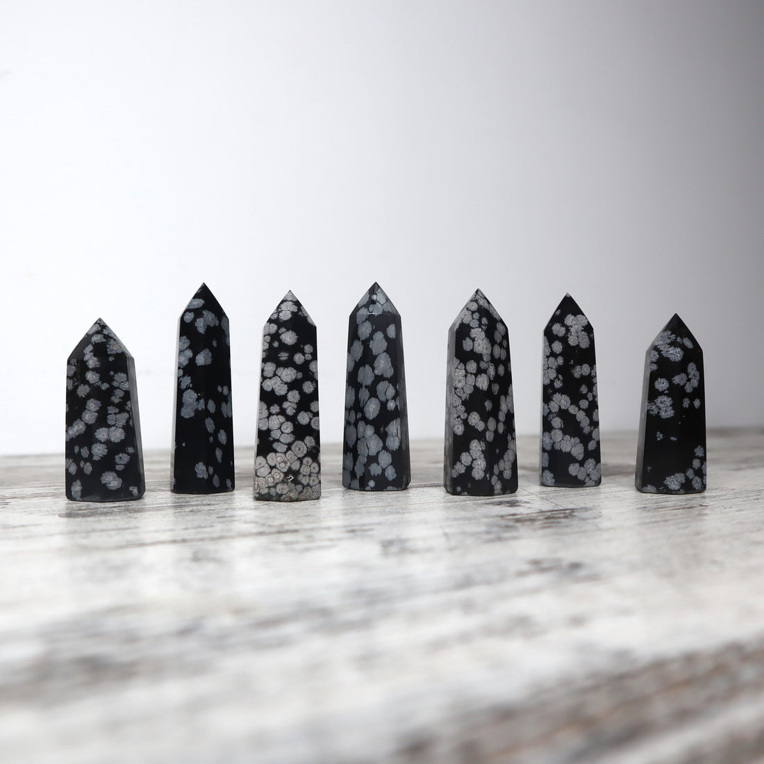 Snowflake Obsidian Point | Mini | Balance, Clarity &amp; Transformation