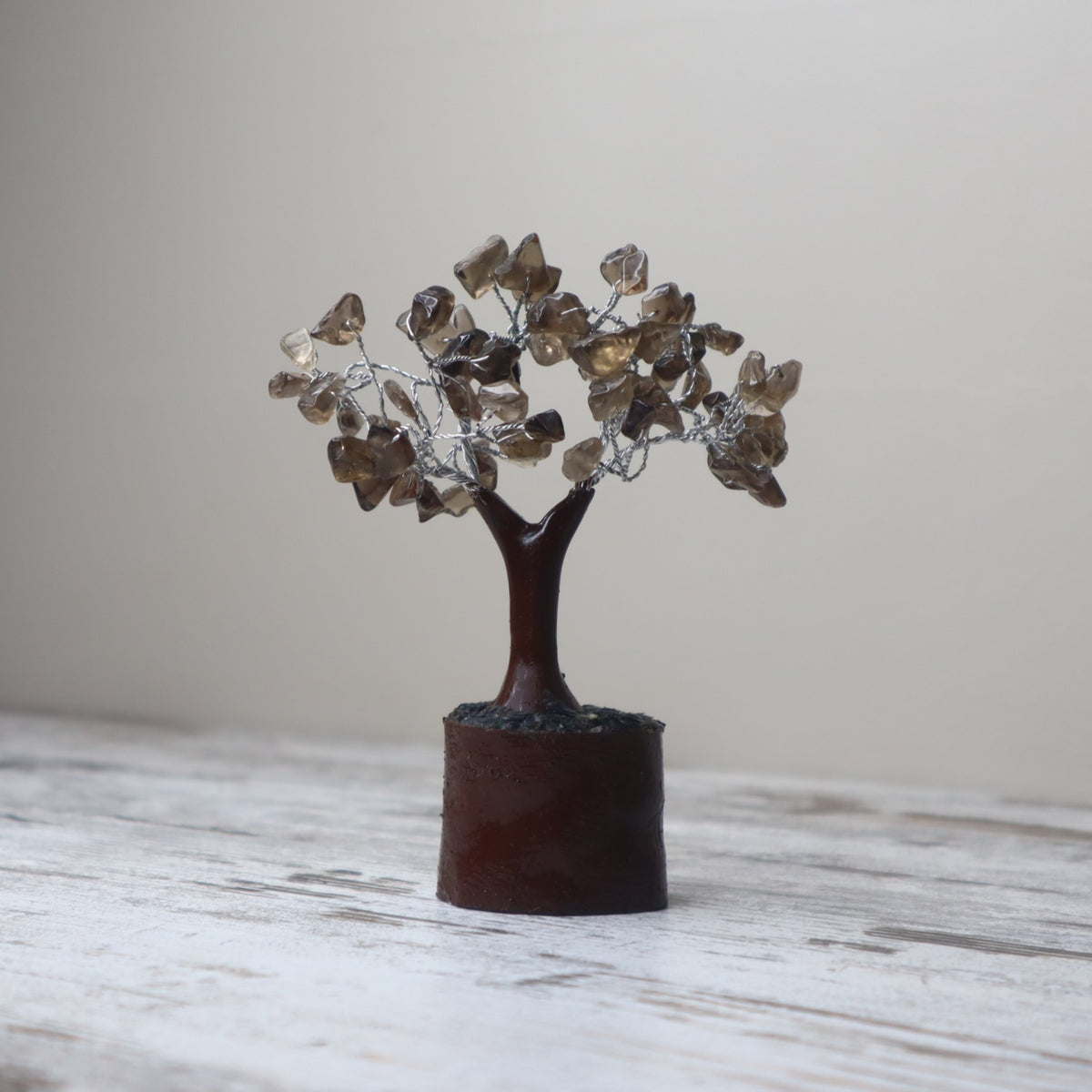 Smokey Quartz Mini Crystal Tree | Grounding, Protection &amp; Release