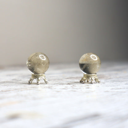Natural Citrine Mini Sphere | Abundance, Clarity & Inner Radiance