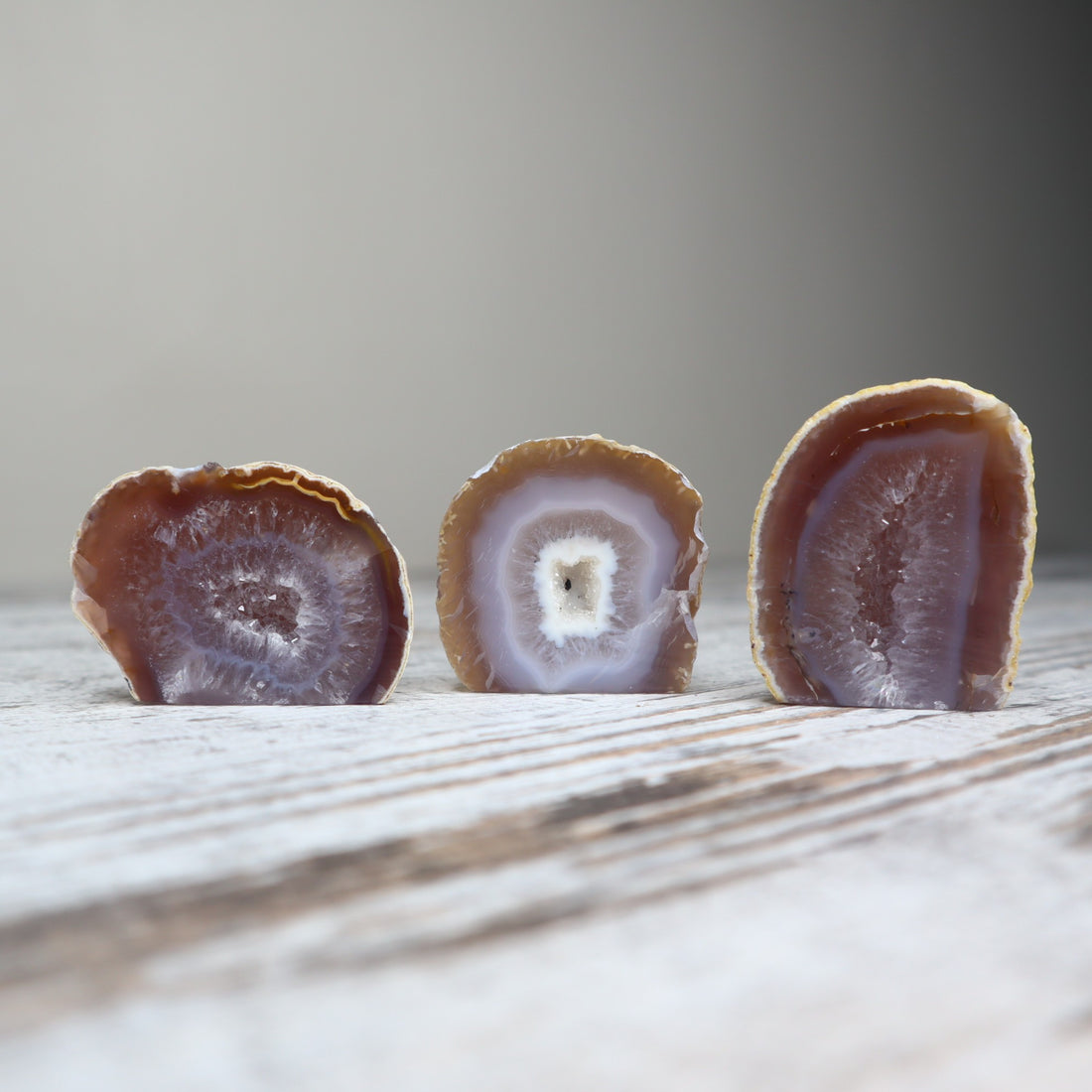 Mini Agate Geode | Calm Focus + Earth Energy