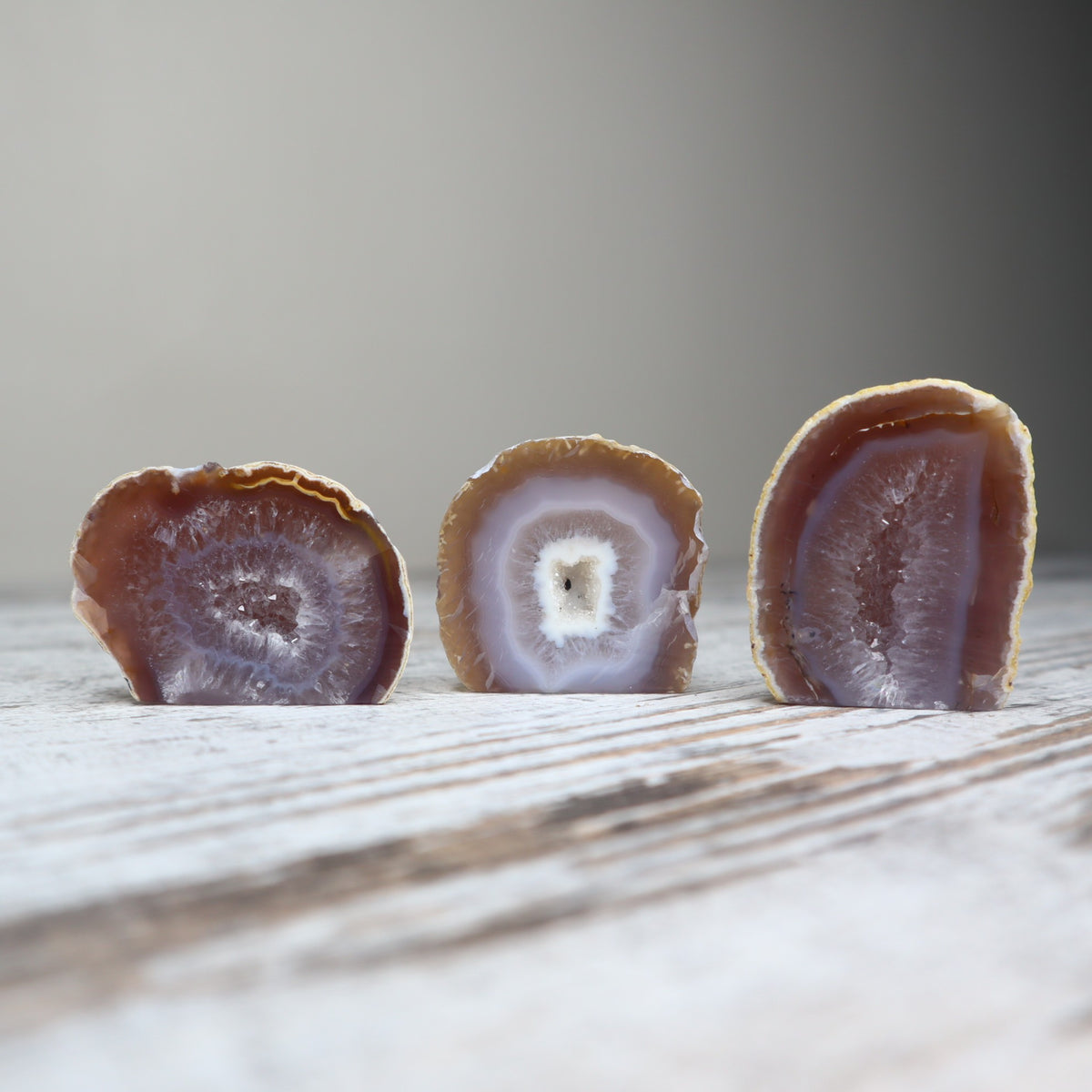 Mini Agate Geode | Calm Focus + Earth Energy