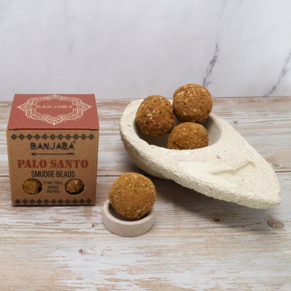 Banjara Palo Santo Smudge Beads | Cleansing, Protection &amp; Sacred Energy