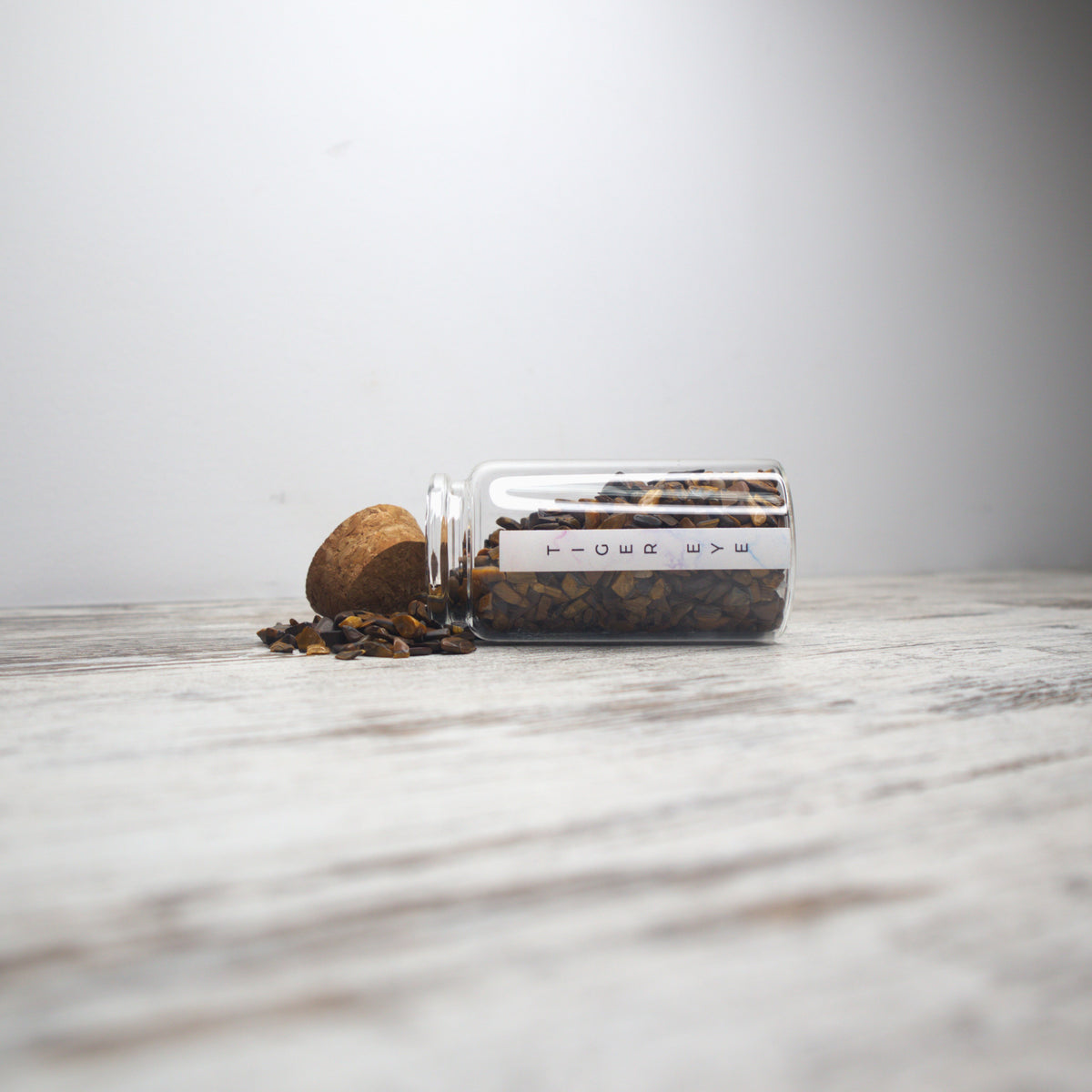 Tiger Eye Chips Jar
