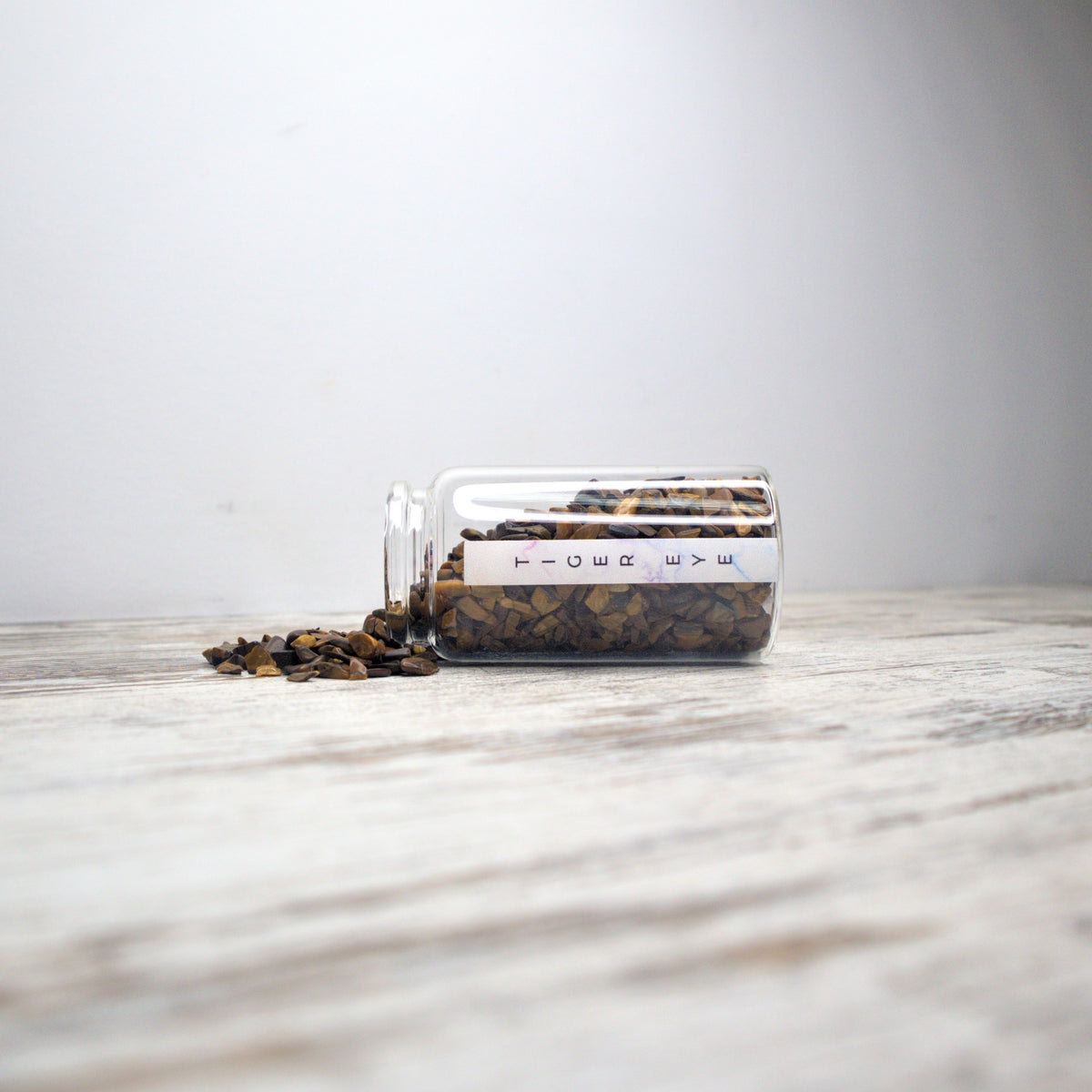 Tiger Eye Chips Jar