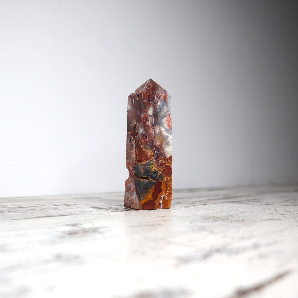 Crazy Lace Agate Tower