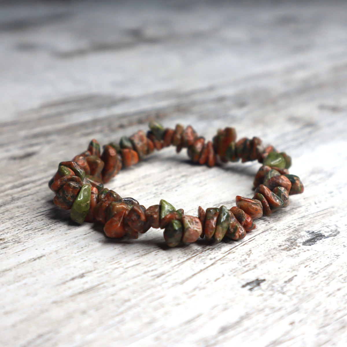 Unakite Chip Bracelet | Emotional Healing, Balance &amp; Gentle Renewal