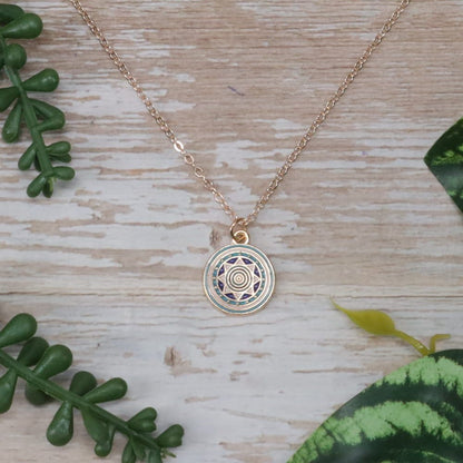 All Seeing Eye Necklace Greeting Card | Protection, Awareness & Divine Guidance