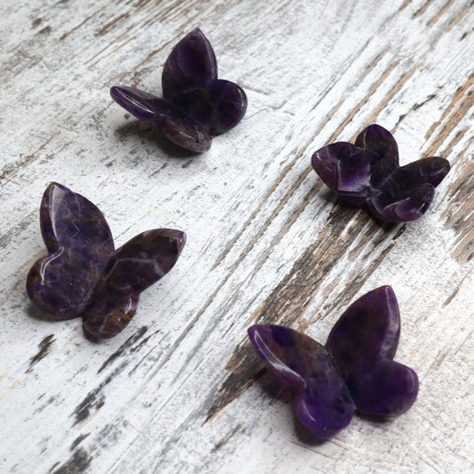 Amethyst 3D Butterfly | Intuitively Chosen | Intuition, Peace & Spiritual Wisdom