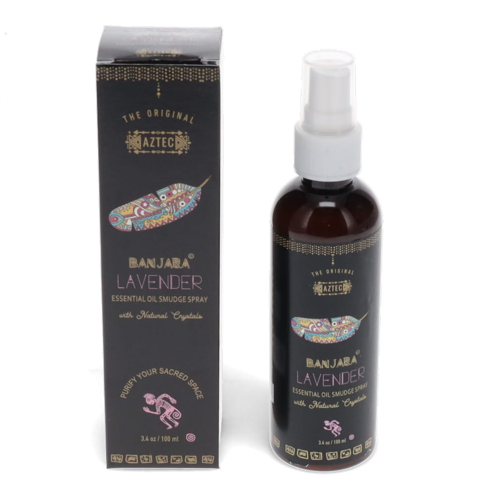 Banjara Lavender Smudge Spray 100ml | Calm, Cleansing &amp; Peaceful Energy