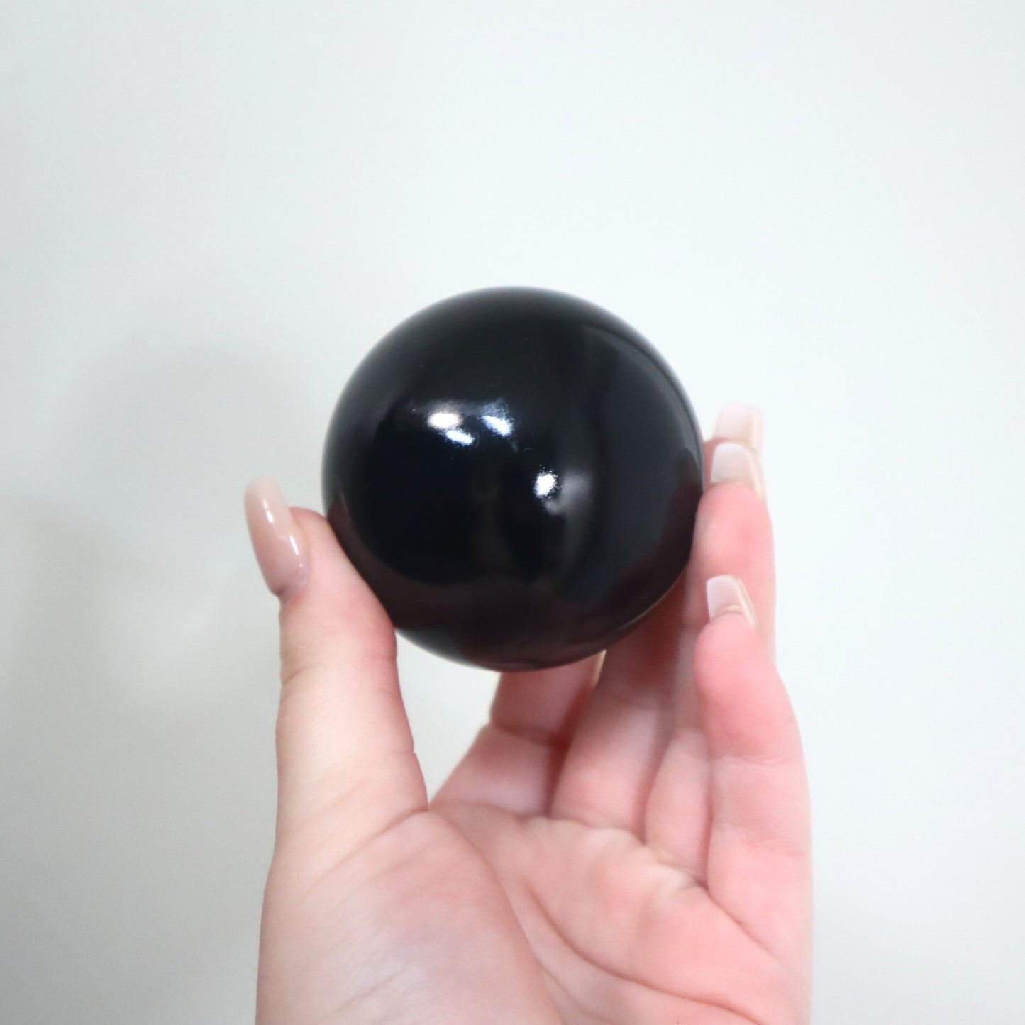 Black Obsidian Sphere | Protection, Grounding & Energy Shielding