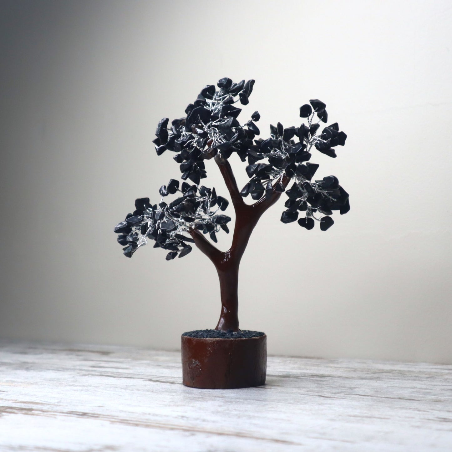 Black Onyx Large Crystal Tree | Protection, Strength & Grounded Stability