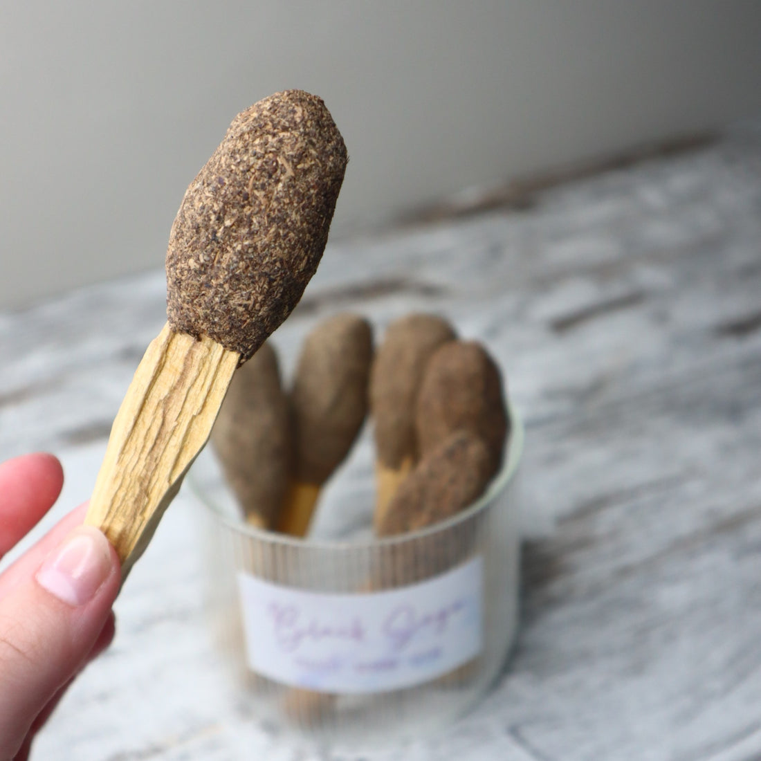 Palo Santo Pops BLACK SAGE | Deep Cleansing, Protection &amp; Energetic Reset