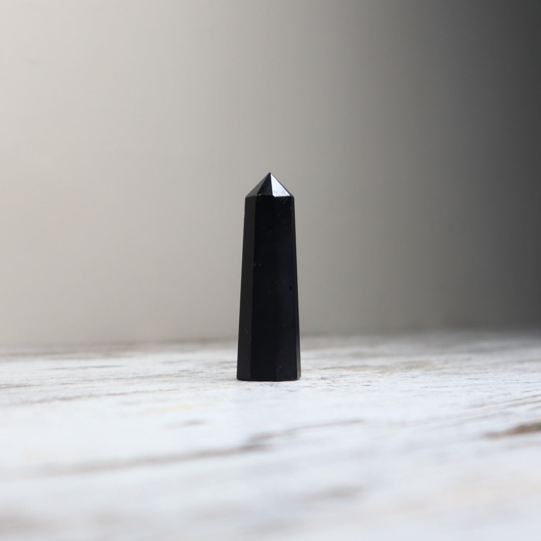 Black Tourmaline Mini Tower | Protection, Grounding &amp; Strength