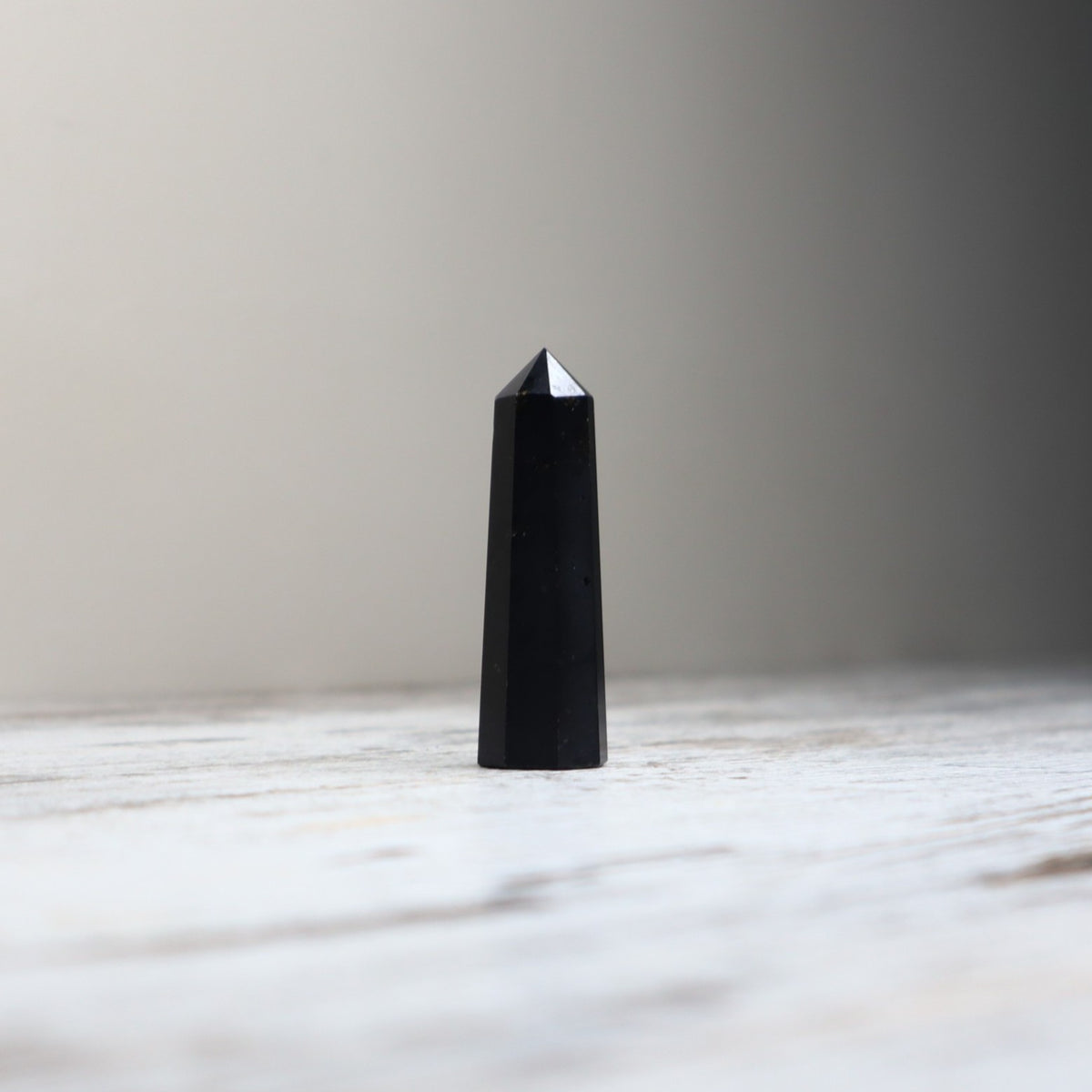 Black Tourmaline Mini Tower | Protection, Grounding &amp; Strength