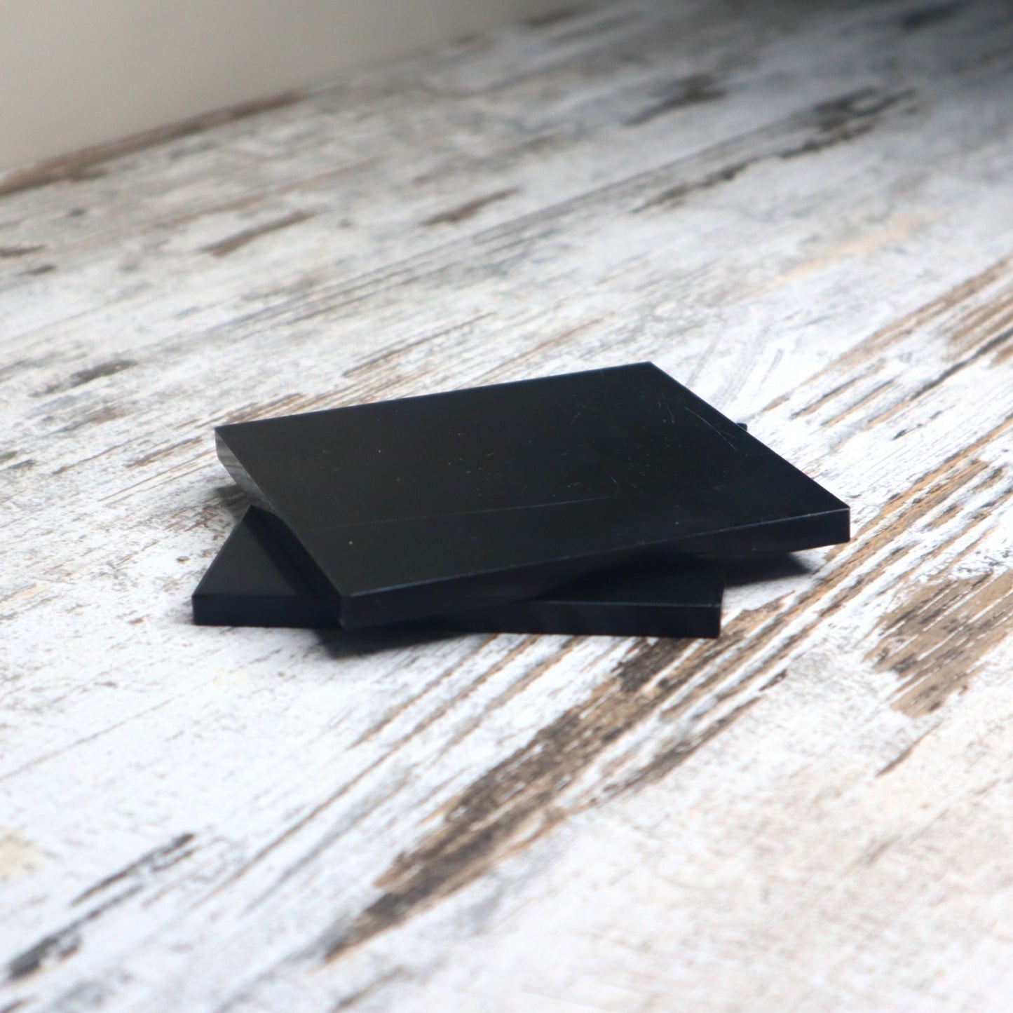 Black Tourmaline Charging Plate | Protection, Grounding & Energy Cleansing