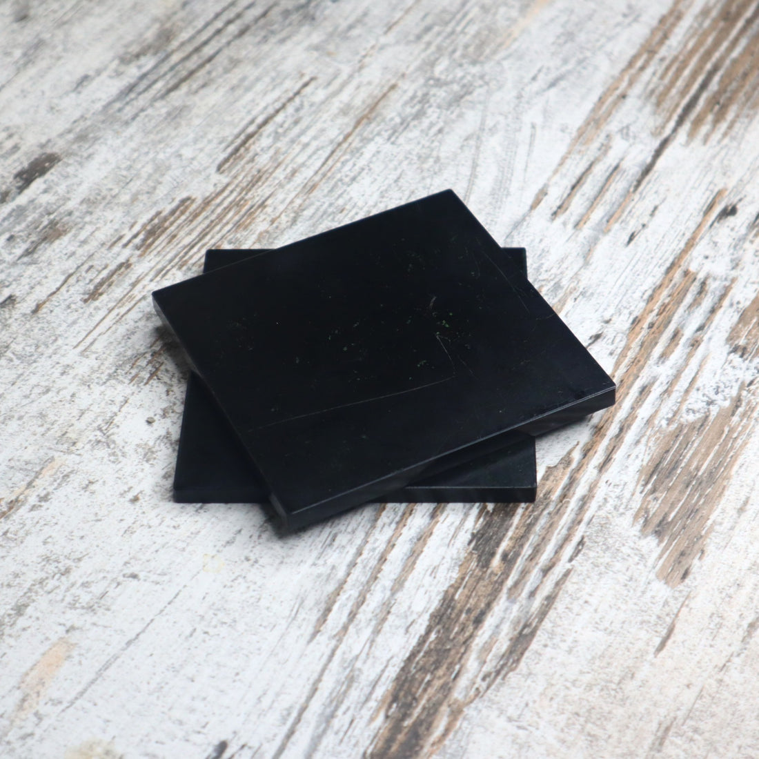 Black Tourmaline Charging Plate | Protection, Grounding &amp; Energy Cleansing