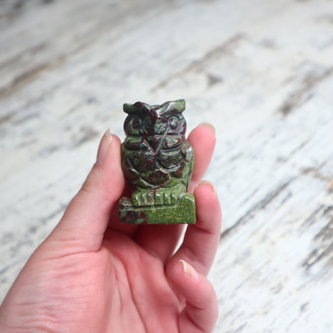 Bloodstone Owl | Strength, Courage &amp; Grounded Protection