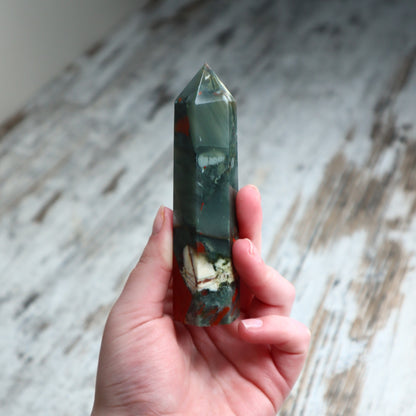 Bloodstone Tower | Heliotrope | Strength, Courage &amp; Grounding