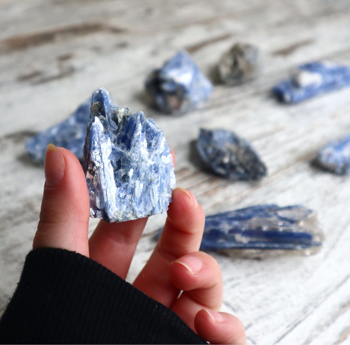 Blue Kyanite Mini Cluster | Alignment, Clarity &amp; Calm Communication