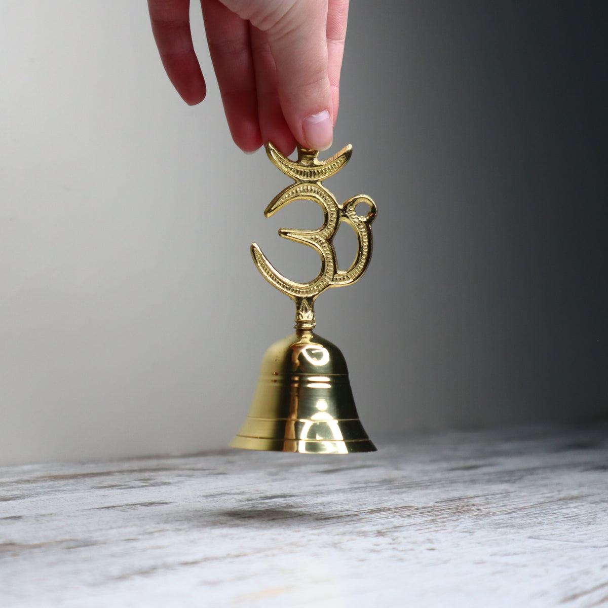 Brass Om Altar Bell | Sacred Sound &amp; Spiritual Connection
