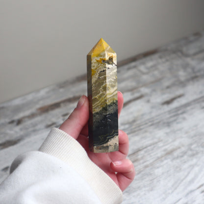 Bumblebee Jasper Point | Fearless Confidence, Inner Strength & Fresh Possibilities