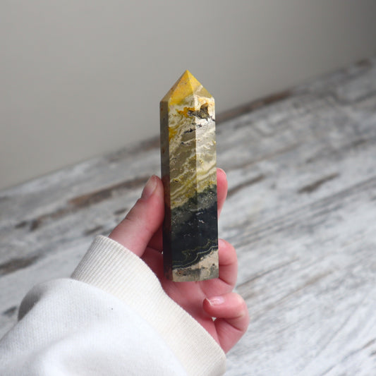 Bumblebee Jasper Point | Fearless Confidence, Inner Strength & Fresh Possibilities