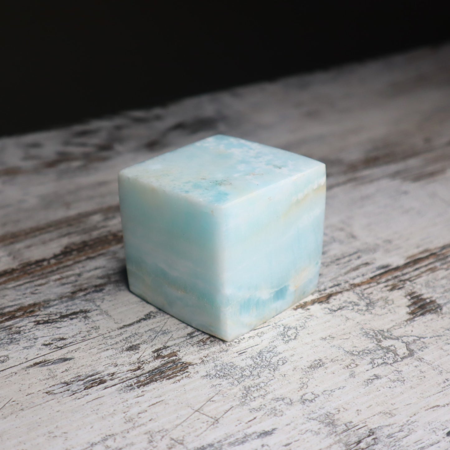 Caribbean Calcite Cube | Ocean Dreams + Inner Peace