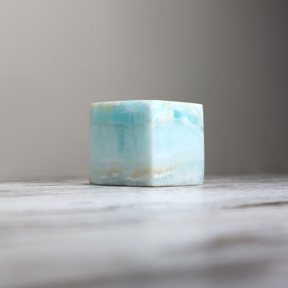 Caribbean Calcite Cube | Ocean Dreams + Inner Peace