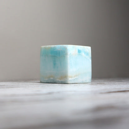 Caribbean Calcite Cube | Ocean Dreams + Inner Peace