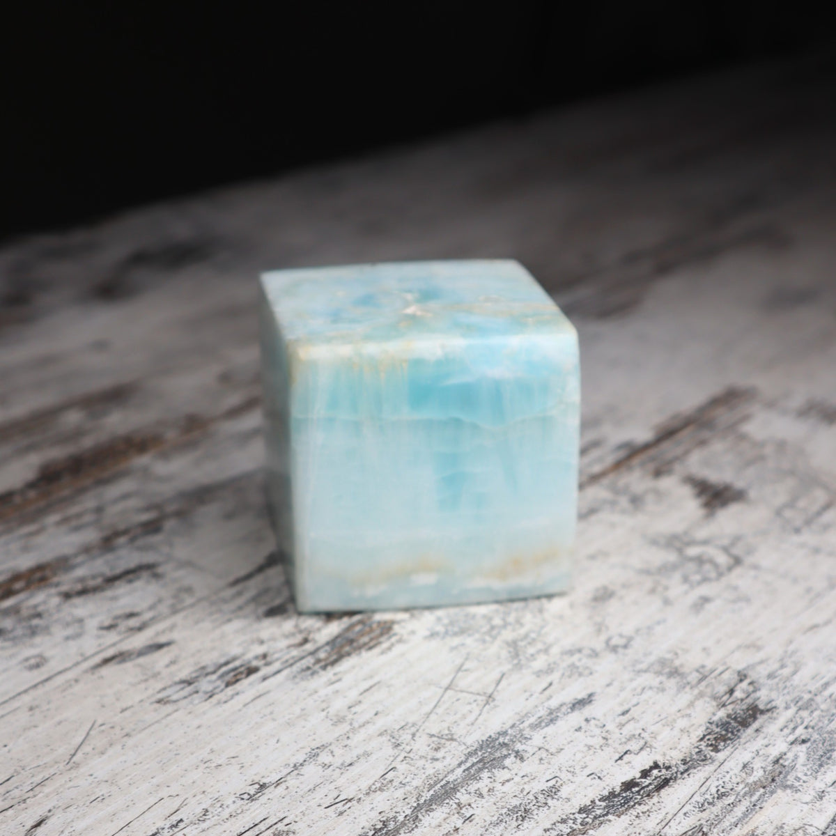 Caribbean Calcite Cube | Ocean Dreams + Inner Peace