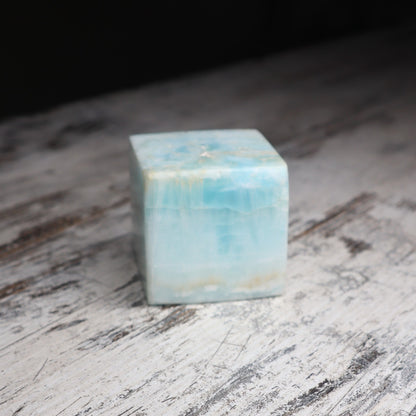 Caribbean Calcite Cube | Ocean Dreams + Inner Peace