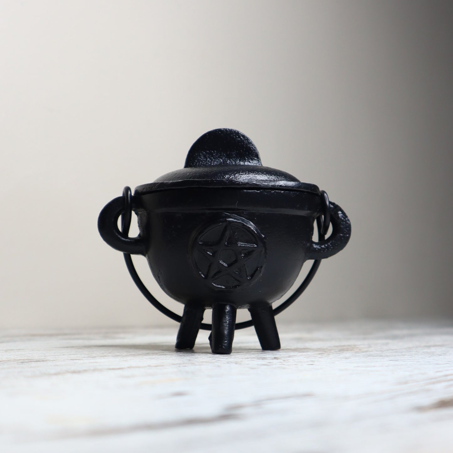 Cast Iron Pentagram Cauldron | Protection, Ritual & Sacred Intention