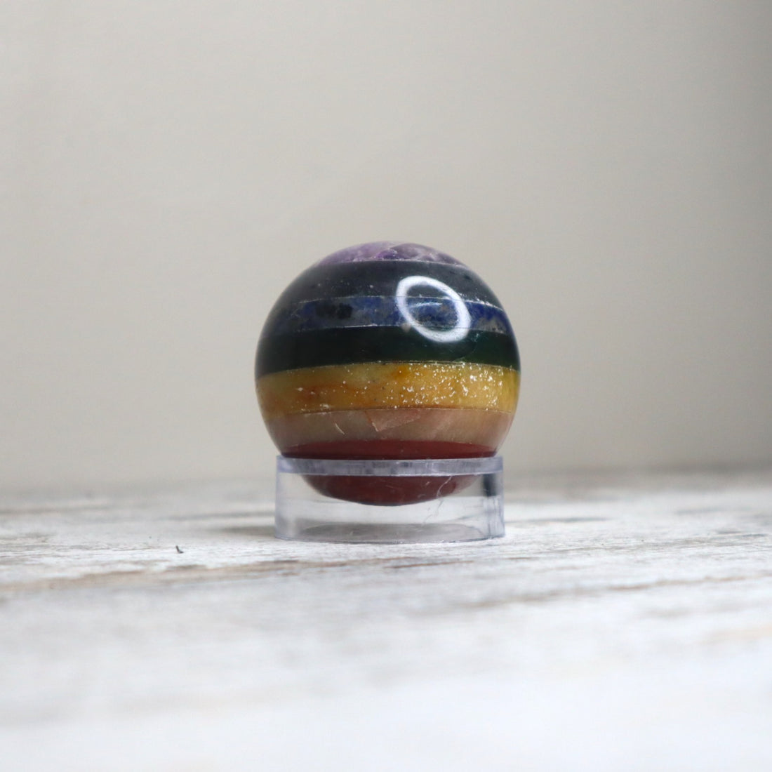 Chakra Bonded Crystal Sphere | Balance, Alignment &amp; Wholeness