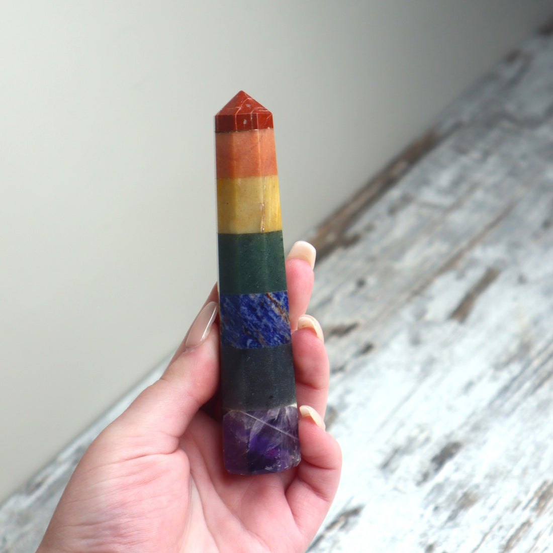 Chakra Bonded Crystal Point | Alignment, Energy Flow &amp; Inner Balance