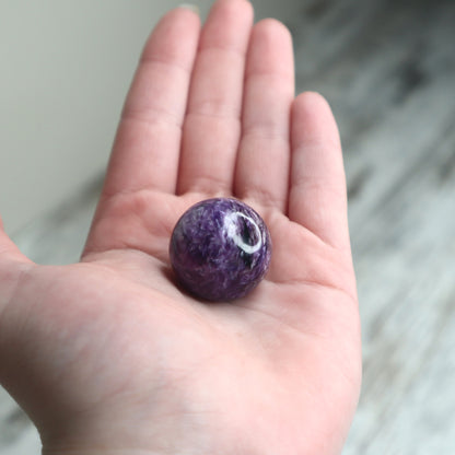 Charoite Mini Sphere | Intuition, Transformation & Soul Alignment