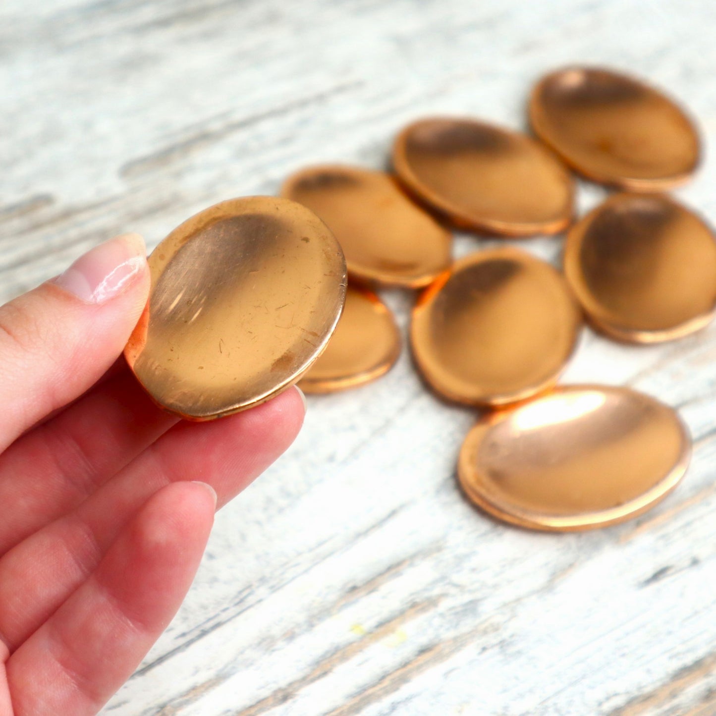 Copper Worry Stone | Grounding, Balance & Positive Energy