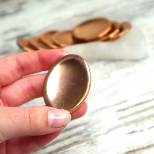 Copper Worry Stone | Grounding, Balance & Positive Energy