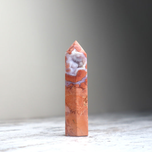 Cotton Candy Agate Tower | Joy, Emotional Healing & Self-Love