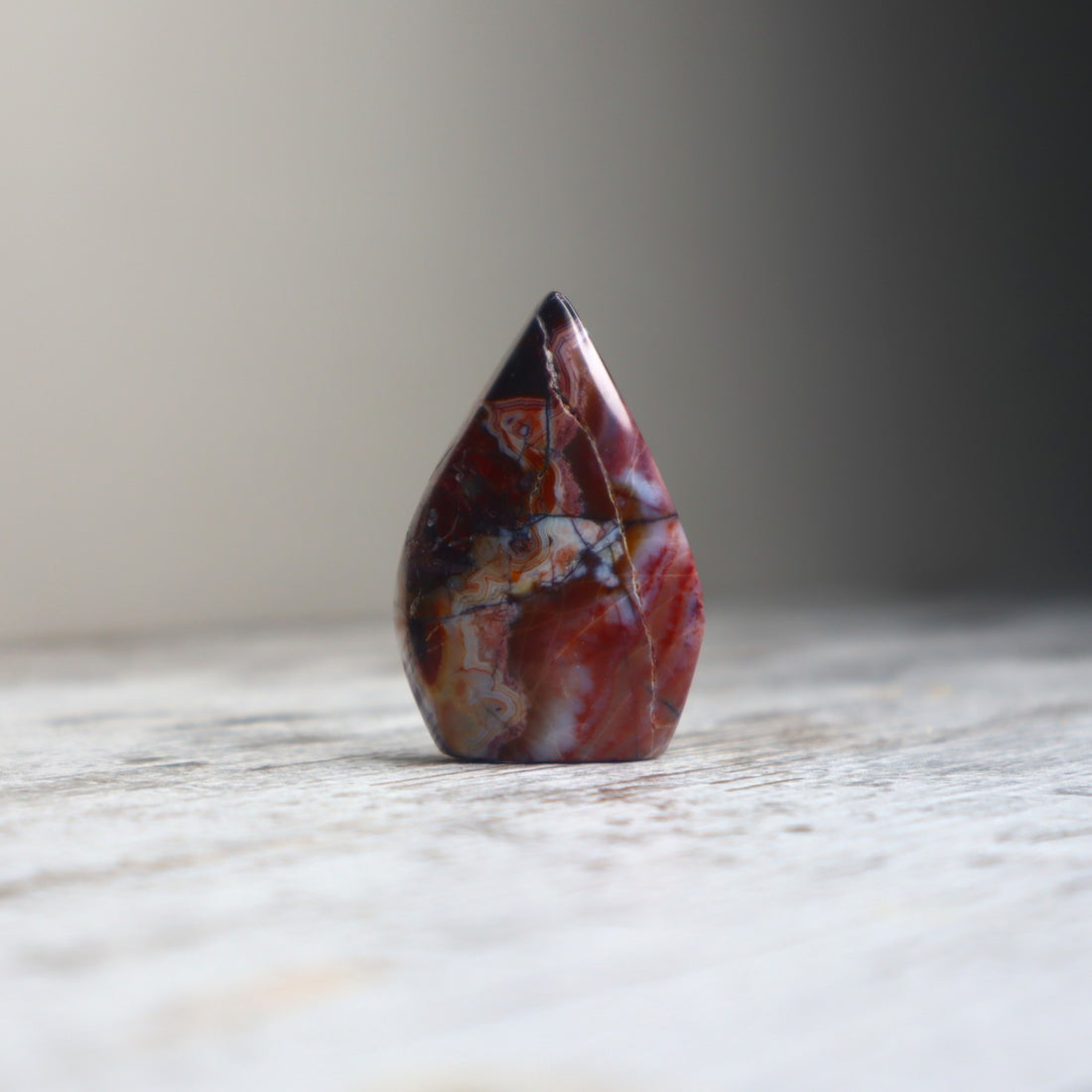 Crazy Lace Agate Tear Drop | Joy, Balance &amp; Grounded Confidence