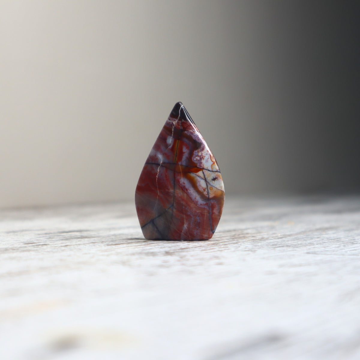 Crazy Lace Agate Tear Drop | Joy, Balance &amp; Grounded Confidence
