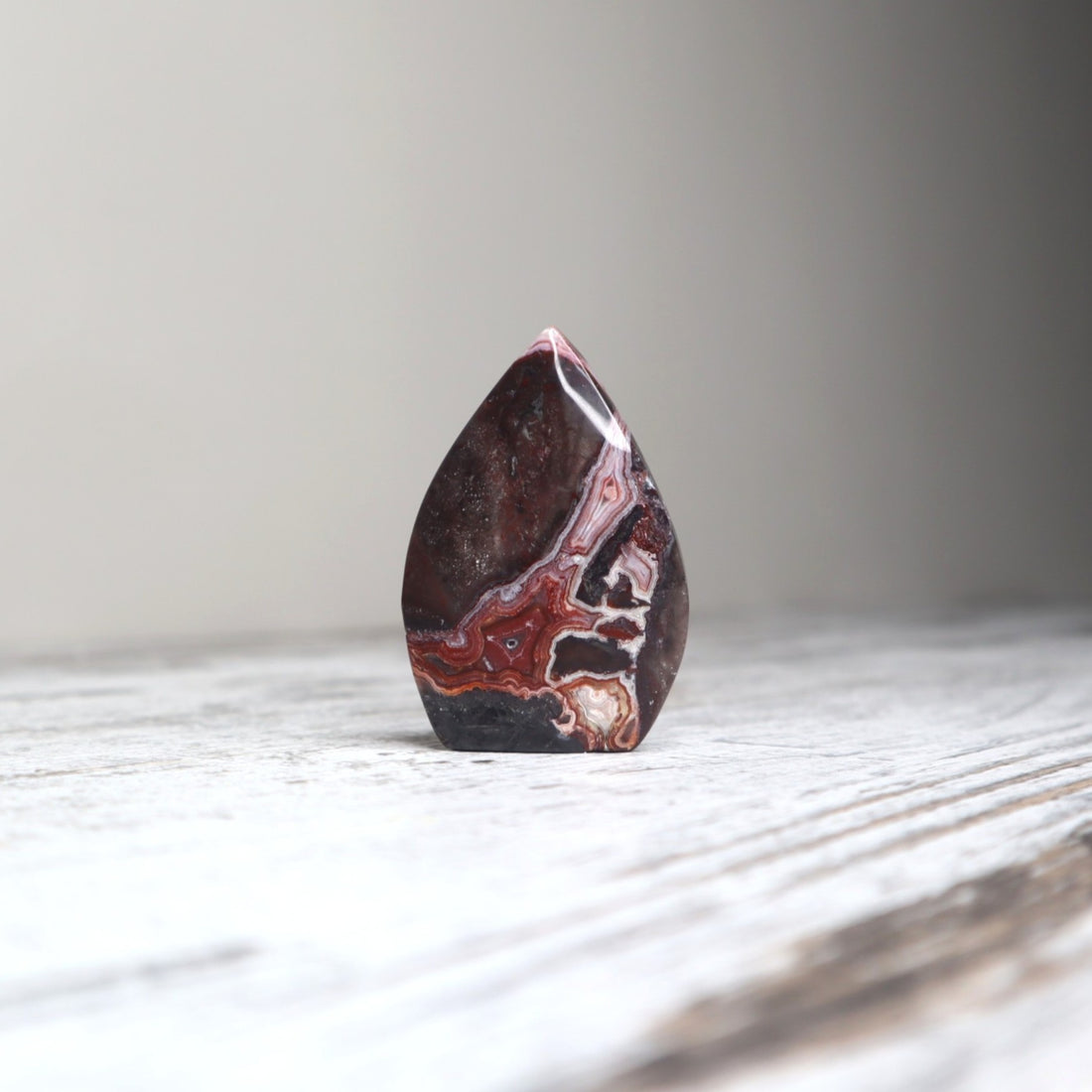 Crazy Lace Agate Teardrop | Grounded Joy &amp; Inner Balance