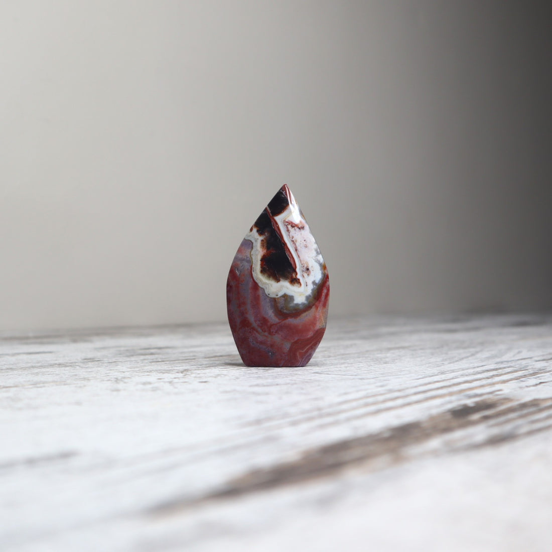 Crazy Lace Agate Teardrop | Grounded Strength &amp; Emotional Flow