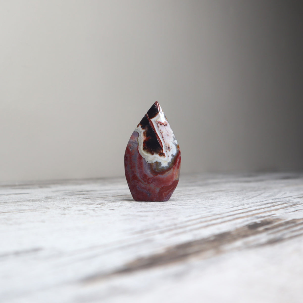 Crazy Lace Agate Teardrop | Grounded Strength &amp; Emotional Flow