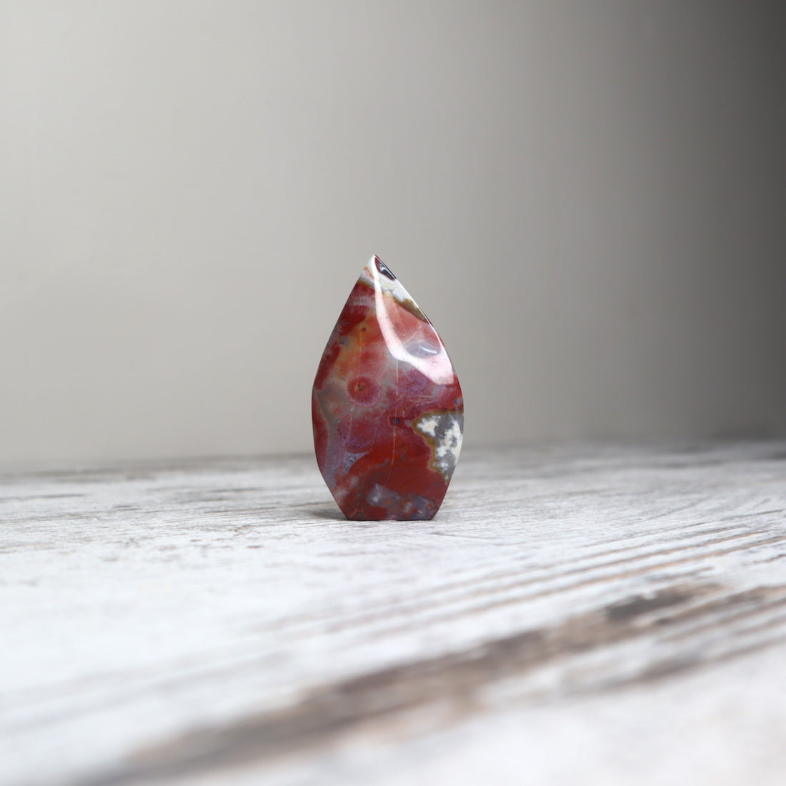 Crazy Lace Agate Teardrop | Grounded Strength &amp; Emotional Flow